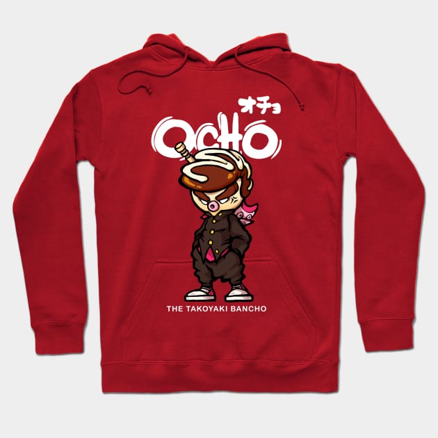 OCHO the takoyaki bancho Hoodie by mankeeboi